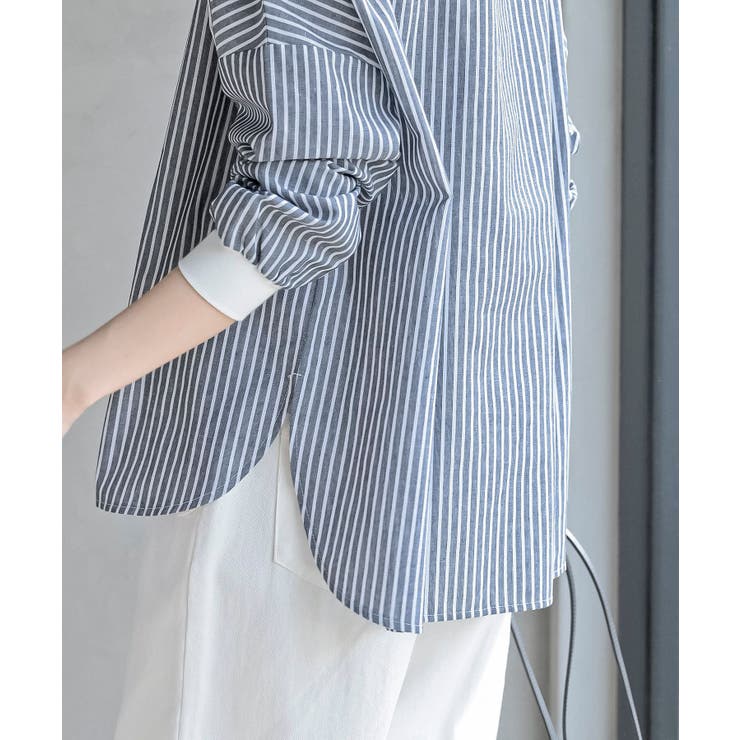 リブ使いブラウス | rps | 詳細画像26 