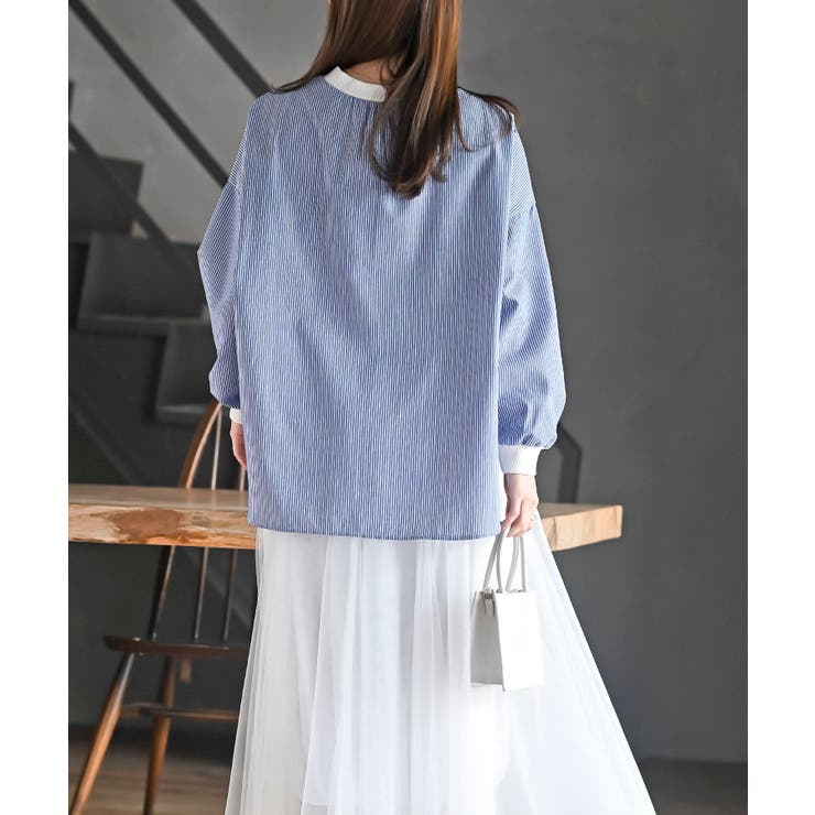 リブ使いブラウス | rps | 詳細画像4 