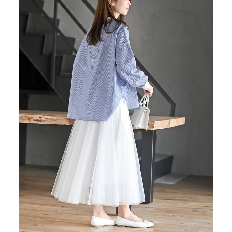 リブ使いブラウス | rps | 詳細画像5 