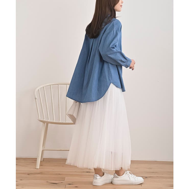 カワウソ多釦バンドカラーワイドシャツ | rps | 詳細画像13 