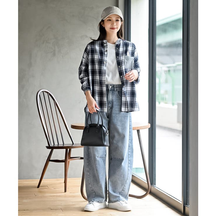 カワウソ多釦バンドカラーワイドシャツ | rps | 詳細画像18 