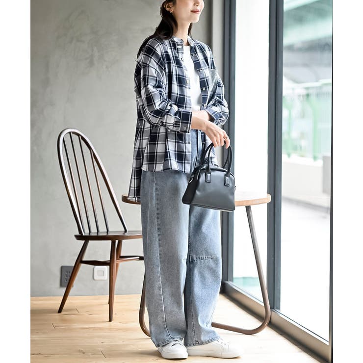 カワウソ多釦バンドカラーワイドシャツ | rps | 詳細画像22 