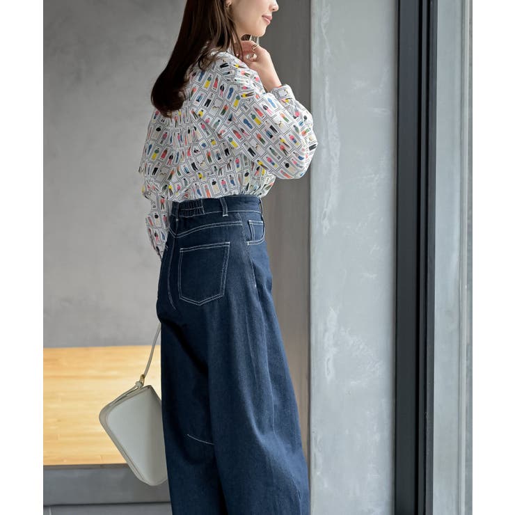 プリントアソートバンドカラーシャツ | rps | 詳細画像12 