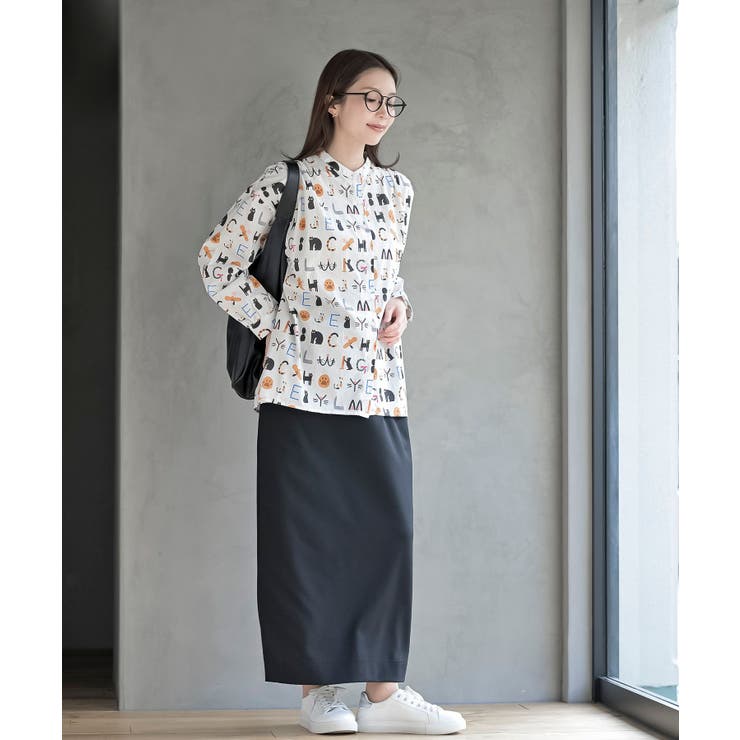 プリントアソートバンドカラーシャツ | rps | 詳細画像2 