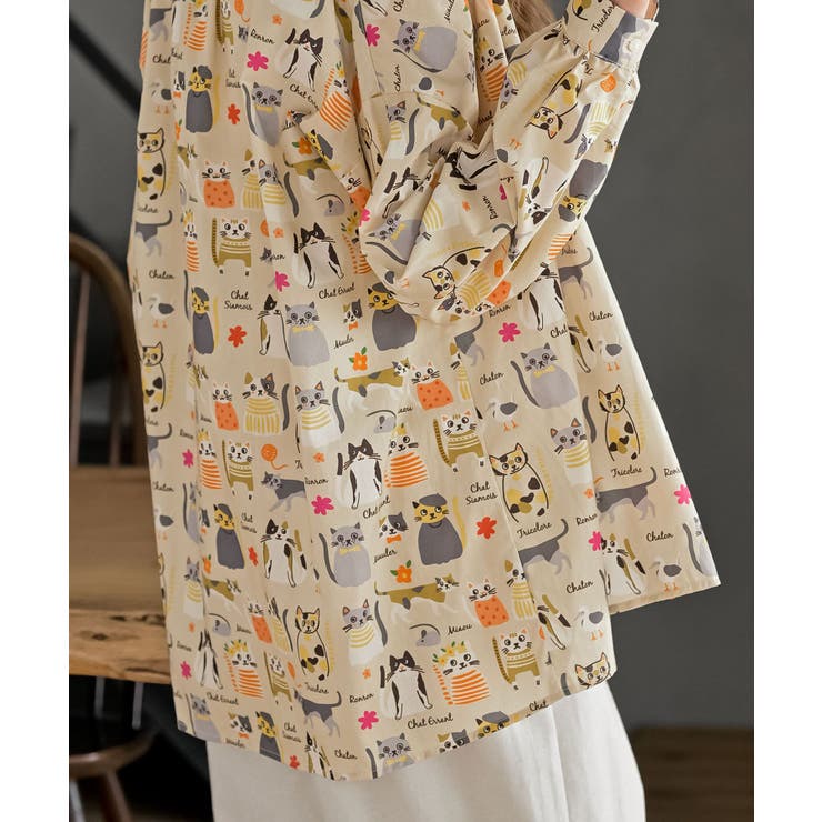 プリントアソートバンドカラーシャツ | rps | 詳細画像24 