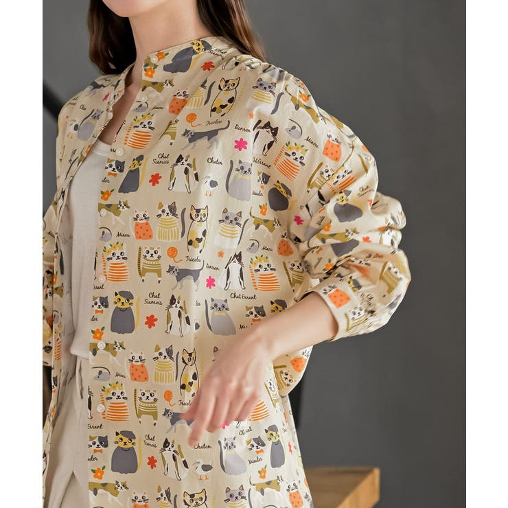 プリントアソートバンドカラーシャツ | rps | 詳細画像26 