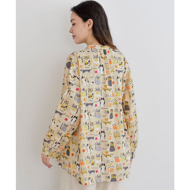 プリントアソートバンドカラーシャツ | rps | 詳細画像29 