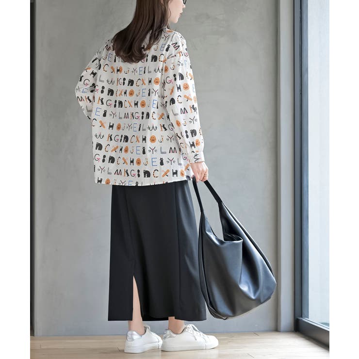 プリントアソートバンドカラーシャツ | rps | 詳細画像4 