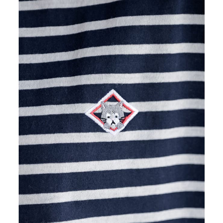 ワンポイント刺繍ボーダー配色カットソー | rps | 詳細画像26 