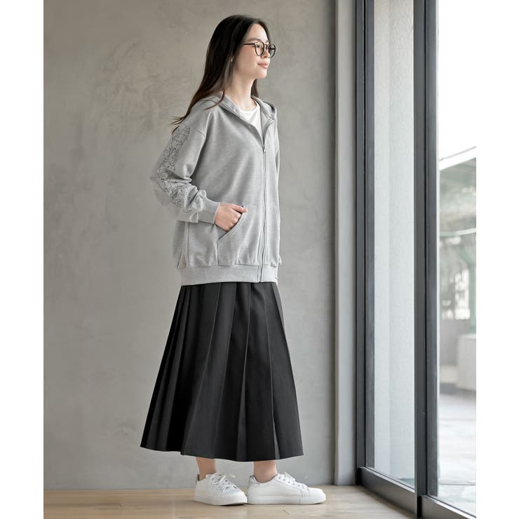 キャットスリーブミニ裏毛パーカー | rps | 詳細画像10 