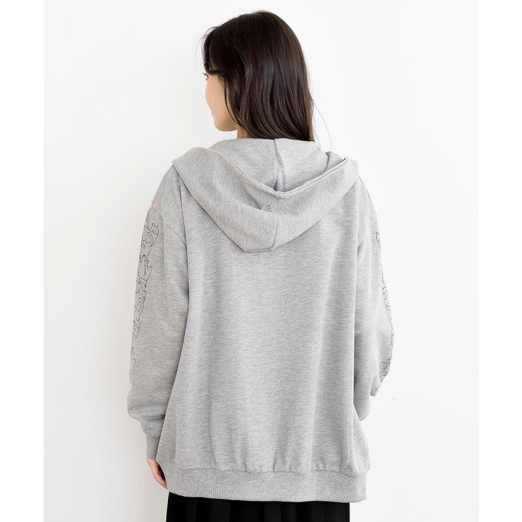 キャットスリーブミニ裏毛パーカー | rps | 詳細画像27 