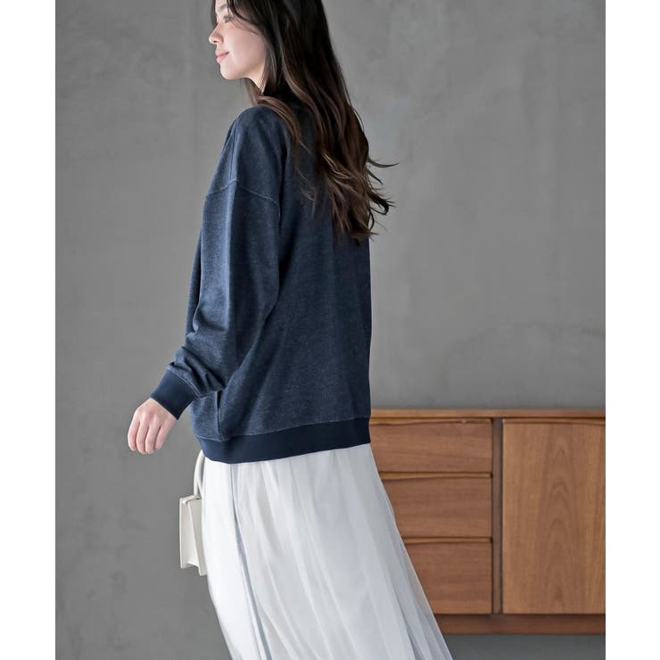 ブラブラキャットミニ裏毛Ｖネックカーディガン | rps | 詳細画像21 