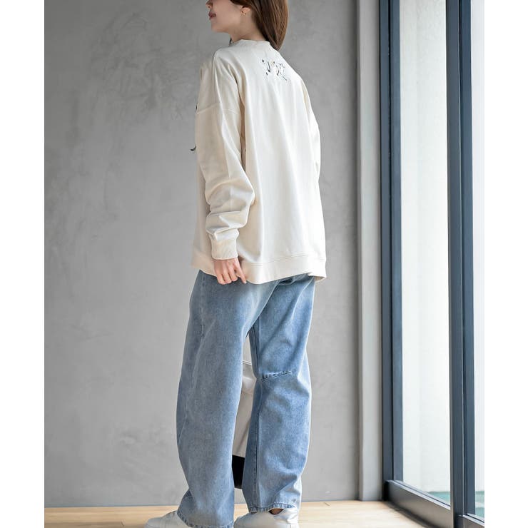 ブラブラキャットミニ裏毛Ｖネックカーディガン | rps | 詳細画像4 