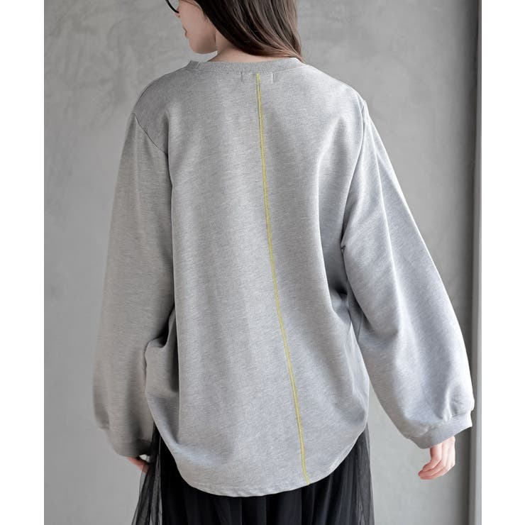 気球キャット刺繍ミニ裏毛プルオーバー | rps | 詳細画像15 