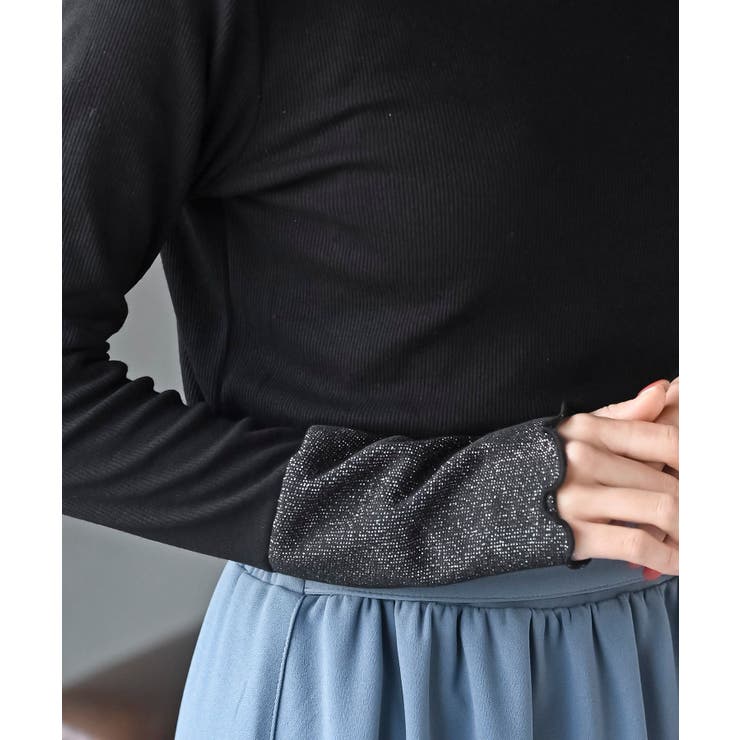 配色メロープチハイネックカットソー | rps | 詳細画像16 