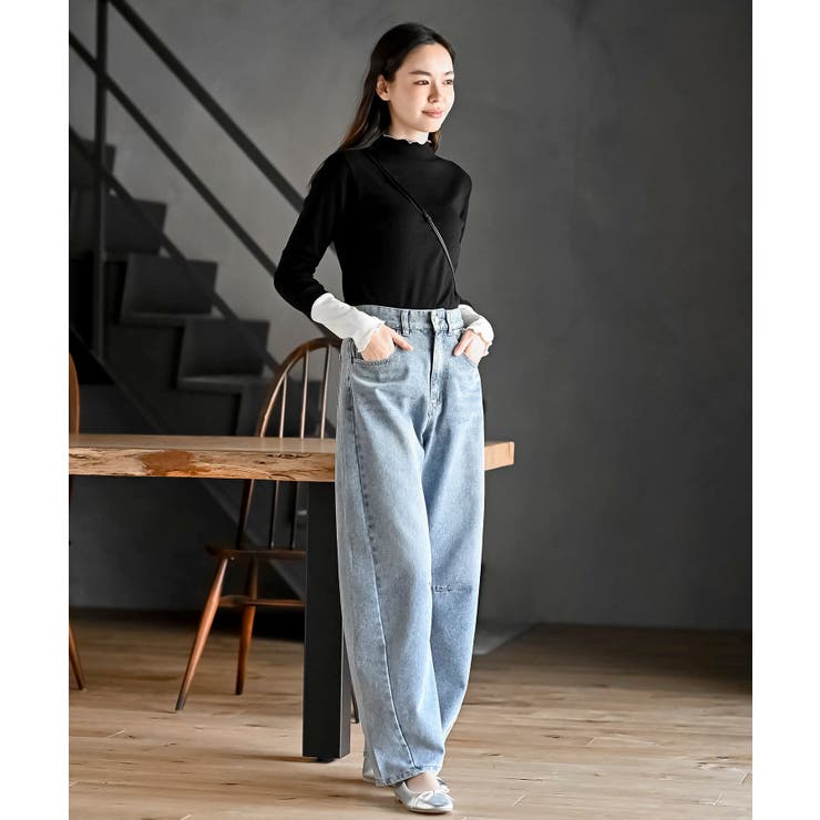 配色メロープチハイネックカットソー | rps | 詳細画像17 