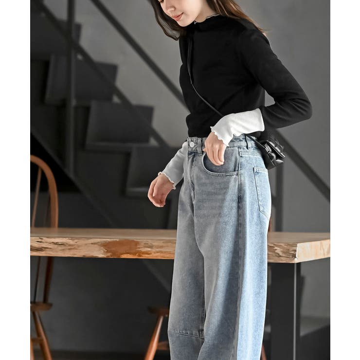 配色メロープチハイネックカットソー | rps | 詳細画像18 