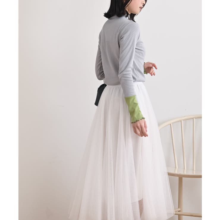 配色メロープチハイネックカットソー | rps | 詳細画像27 