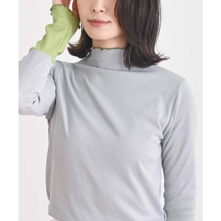 配色メロープチハイネックカットソー | rps | 詳細画像28 