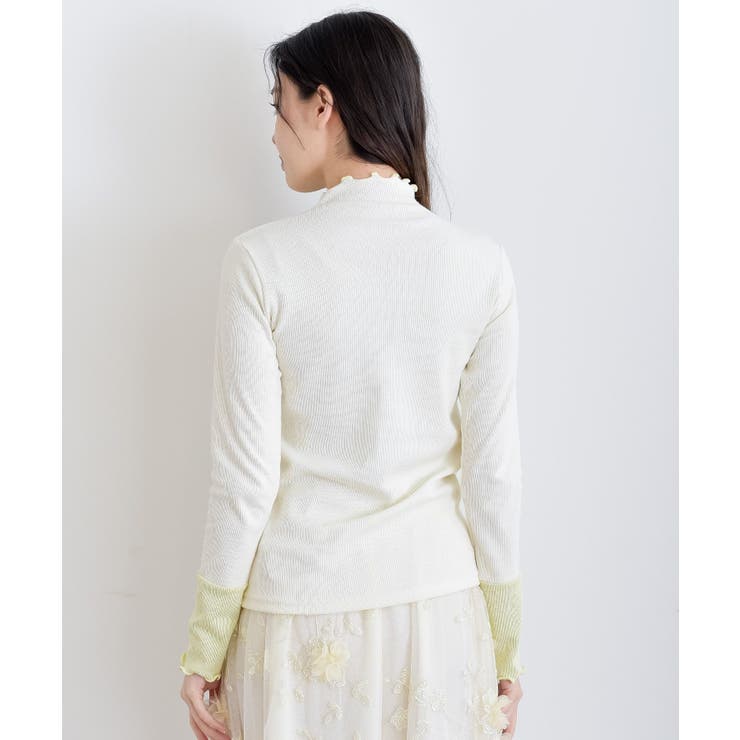 配色メロープチハイネックカットソー | rps | 詳細画像32 