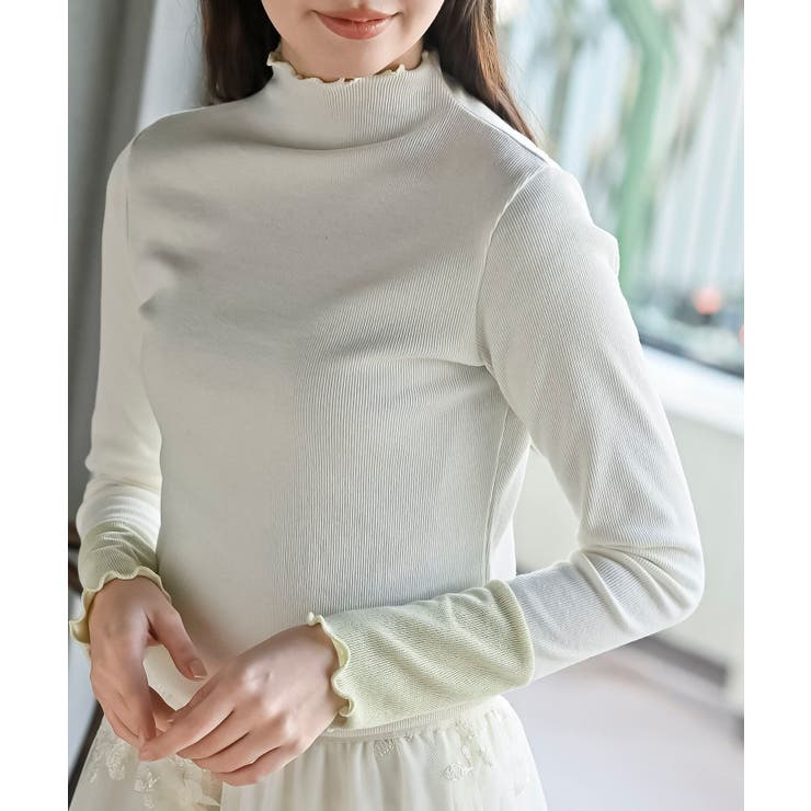 配色メロープチハイネックカットソー | rps | 詳細画像5 