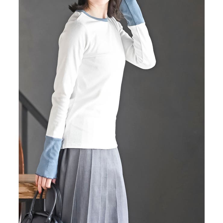 配色クルーネックカットソー | rps | 詳細画像11 