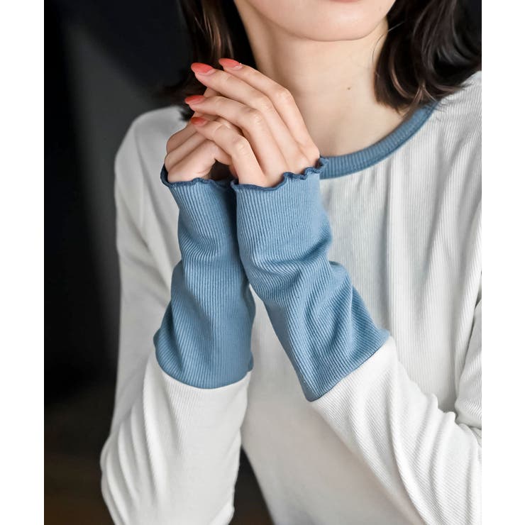 配色クルーネックカットソー | rps | 詳細画像15 