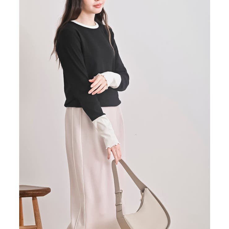 配色クルーネックカットソー | rps | 詳細画像24 