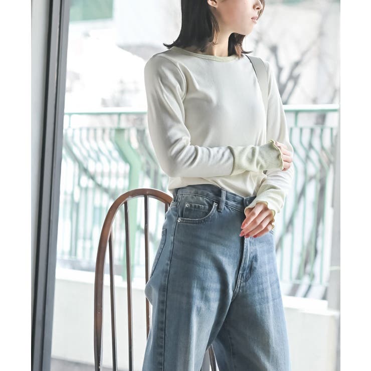 配色クルーネックカットソー | rps | 詳細画像3 