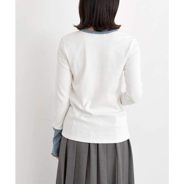 配色クルーネックカットソー | rps | 詳細画像30 