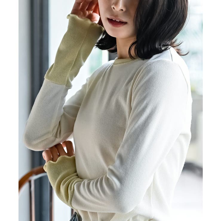 配色クルーネックカットソー | rps | 詳細画像6 