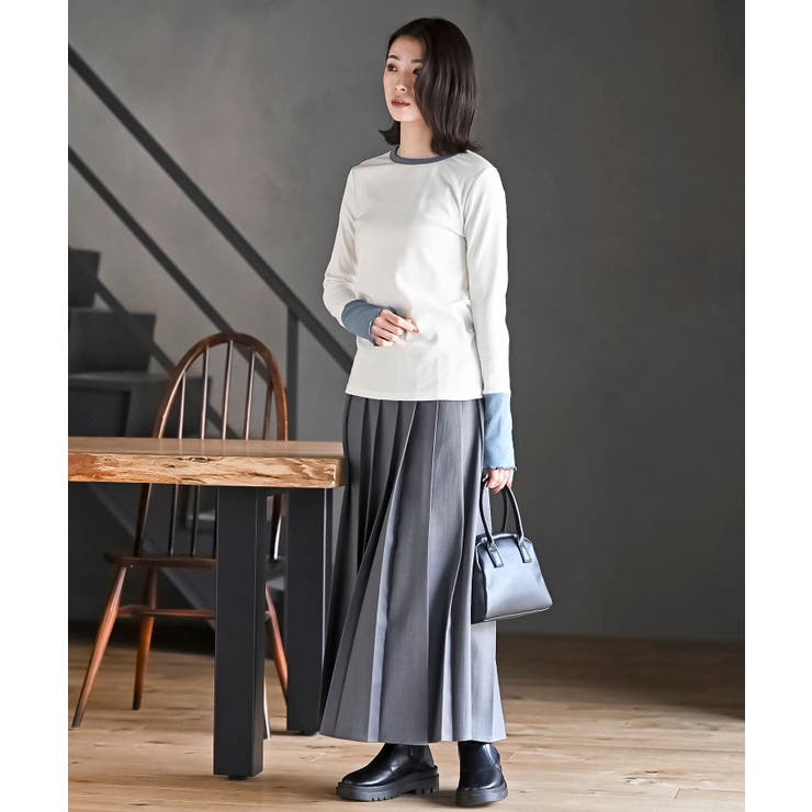 配色クルーネックカットソー | rps | 詳細画像8 