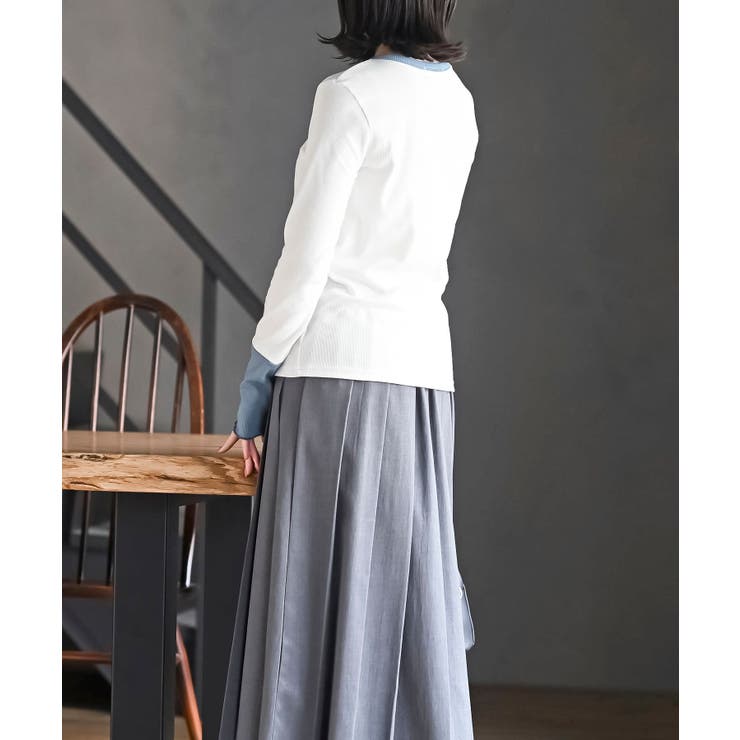 配色クルーネックカットソー | rps | 詳細画像9 