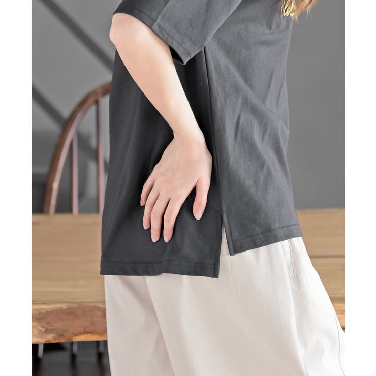 ハブラシ刺繍６分袖Ｔ | rps | 詳細画像15 