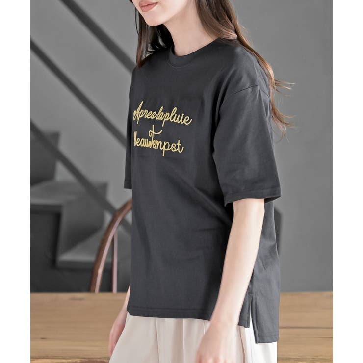 ハブラシ刺繍６分袖Ｔ | rps | 詳細画像17 