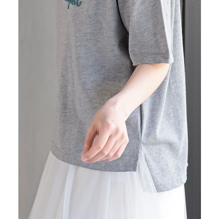 ハブラシ刺繍６分袖Ｔ | rps | 詳細画像23 