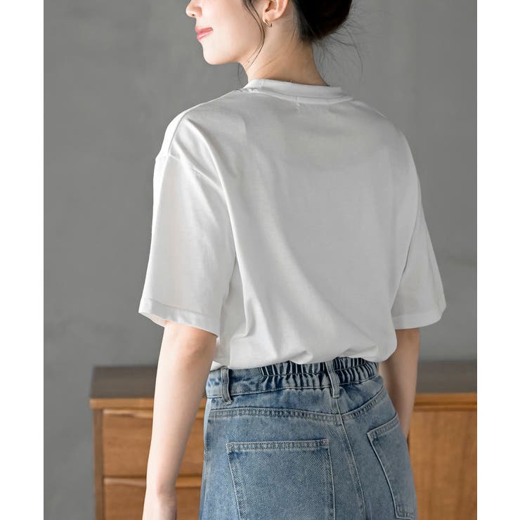 ハブラシ刺繍６分袖Ｔ | rps | 詳細画像8 