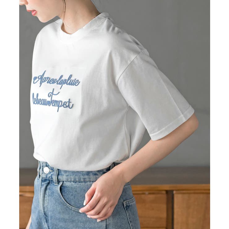 ハブラシ刺繍６分袖Ｔ | rps | 詳細画像9 