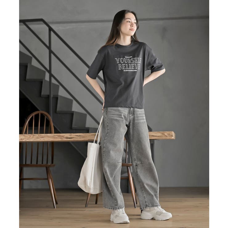 立体チェーン刺繍６分袖Ｔ | rps | 詳細画像18 