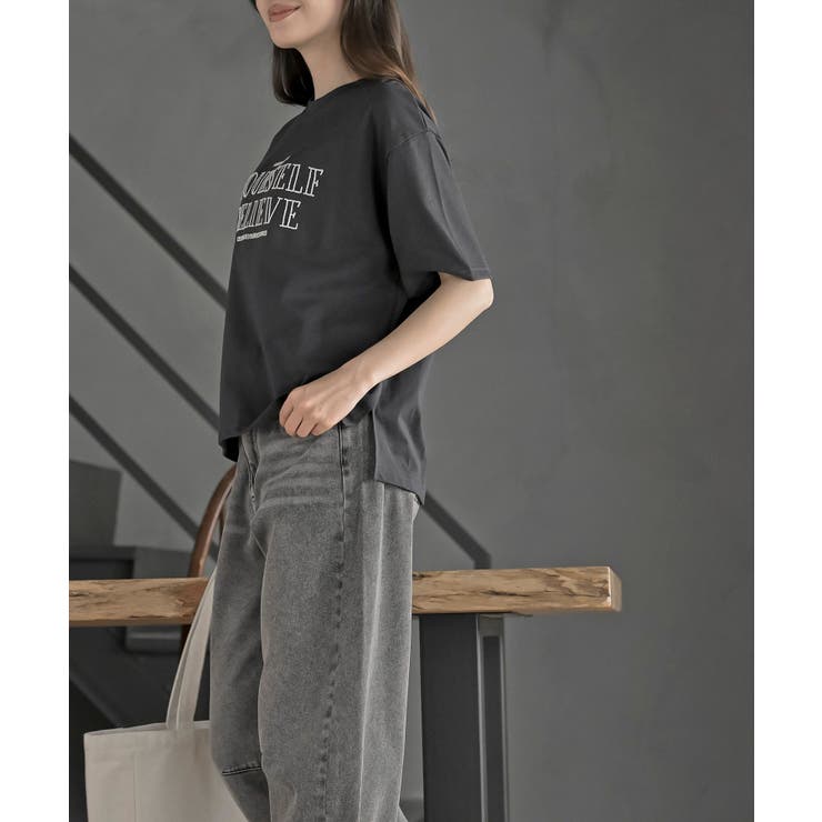 立体チェーン刺繍６分袖Ｔ | rps | 詳細画像19 