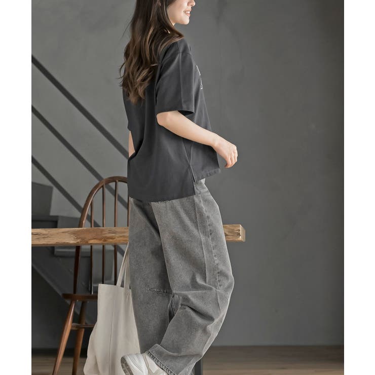 立体チェーン刺繍６分袖Ｔ | rps | 詳細画像21 