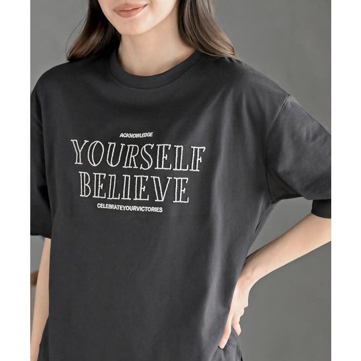 立体チェーン刺繍６分袖Ｔ | rps | 詳細画像22 