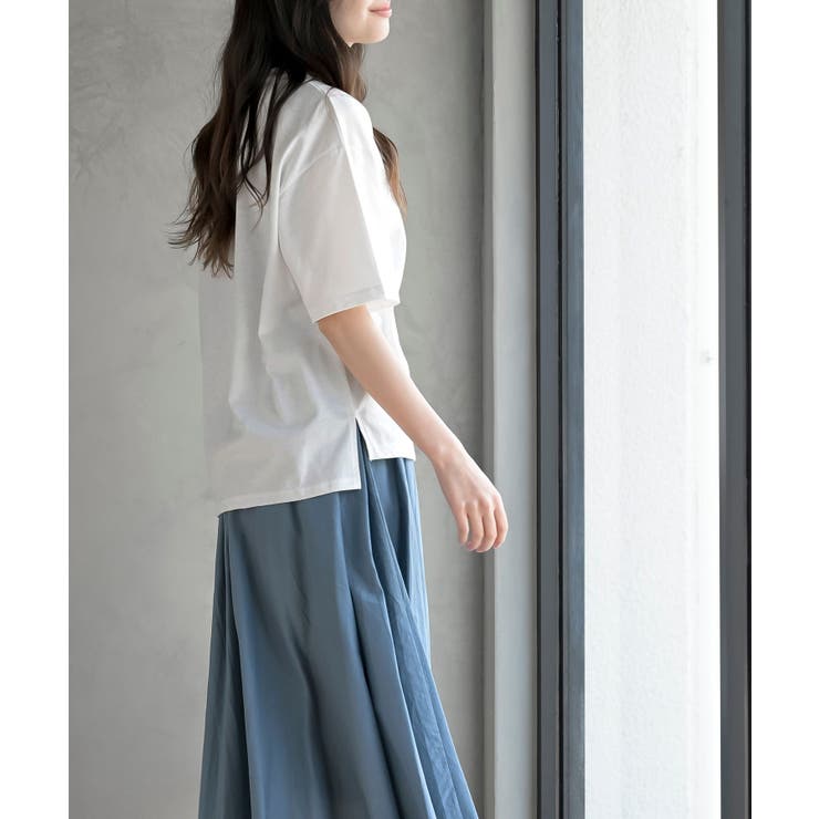 立体チェーン刺繍６分袖Ｔ | rps | 詳細画像3 