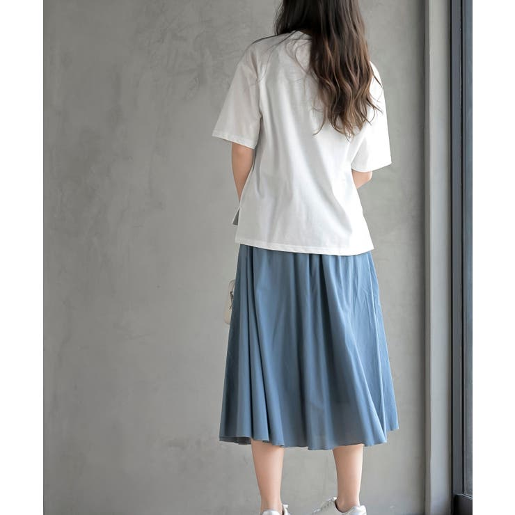 立体チェーン刺繍６分袖Ｔ | rps | 詳細画像4 