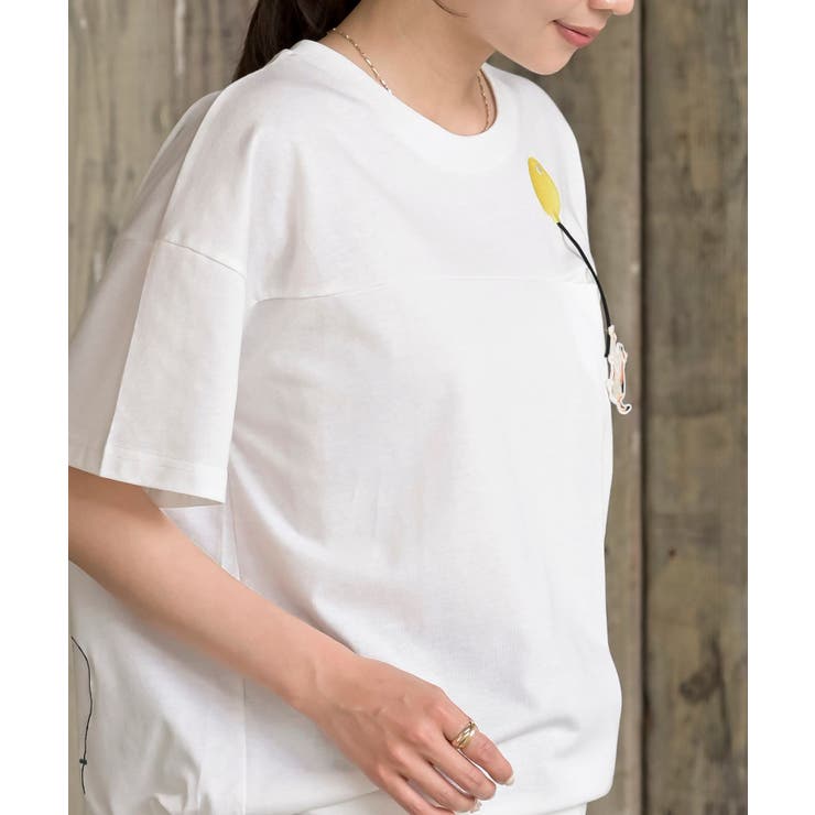 ブラブラキャット裾ドロストＴシャツ | rps | 詳細画像22 