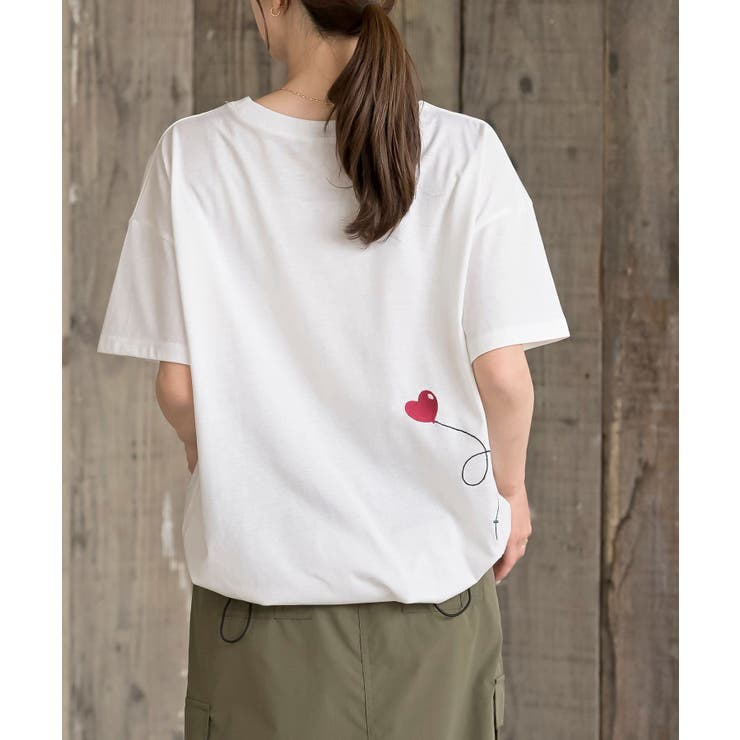 ブラブラキャット裾ドロストＴシャツ | rps | 詳細画像23 