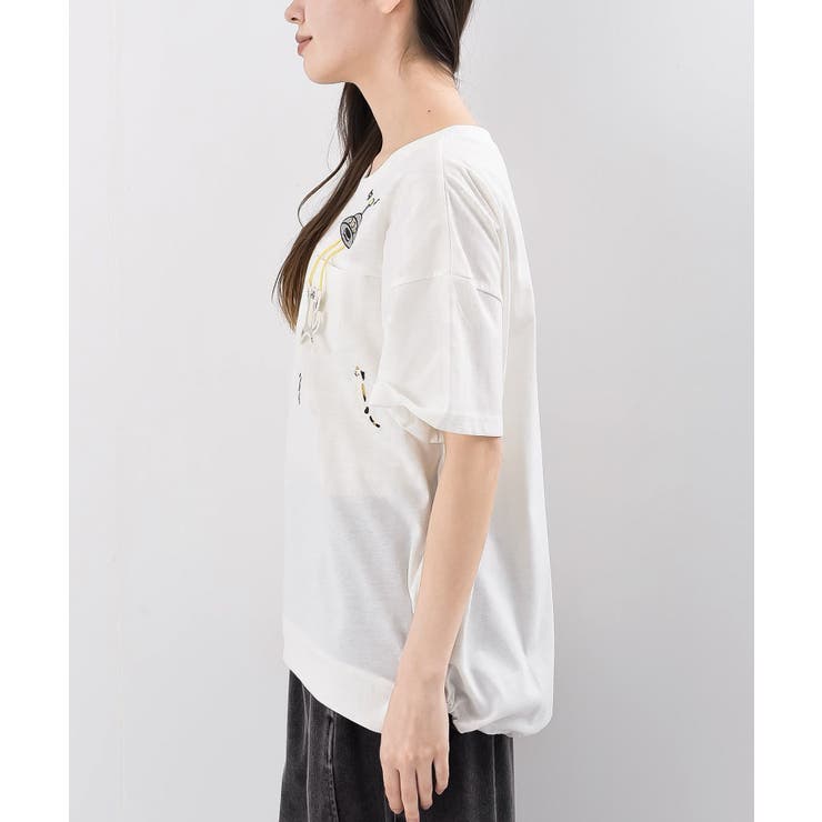ブラブラキャット裾ドロストＴシャツ | rps | 詳細画像26 