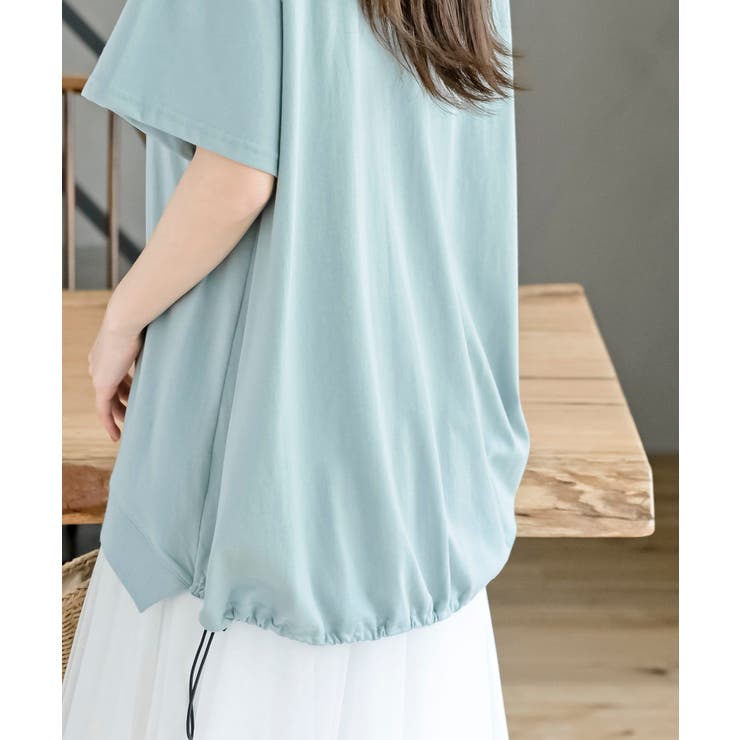 フラワーキャット裾ドロストＴシャツ | rps | 詳細画像16 