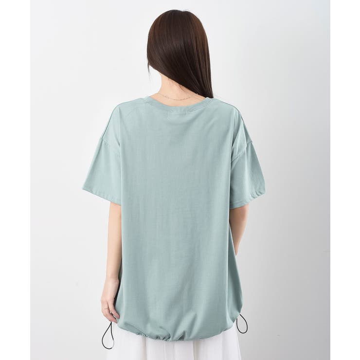 フラワーキャット裾ドロストＴシャツ | rps | 詳細画像20 