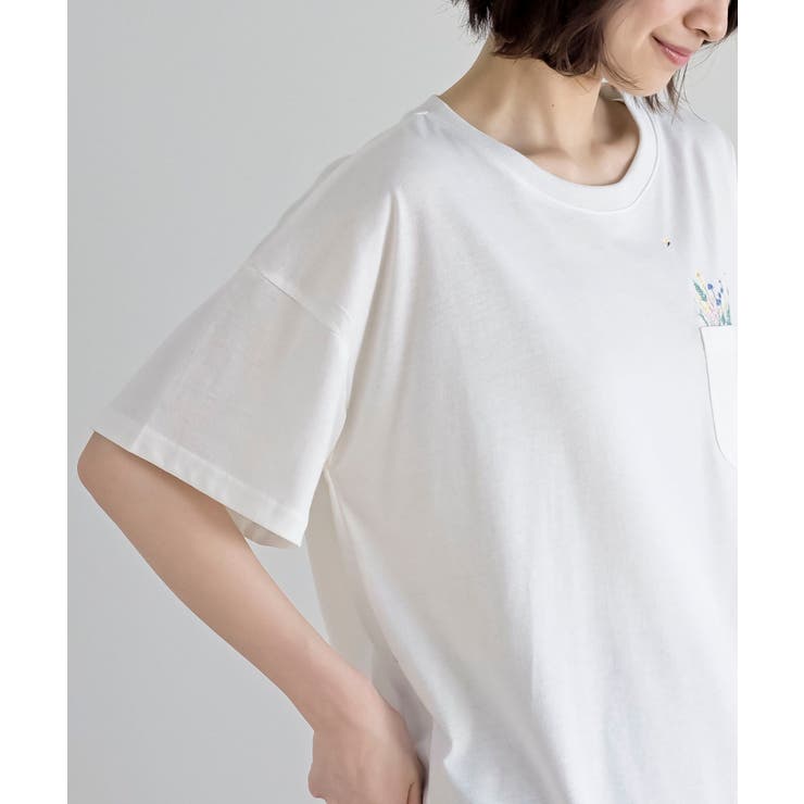 フラワーキャット裾ドロストＴシャツ | rps | 詳細画像9 